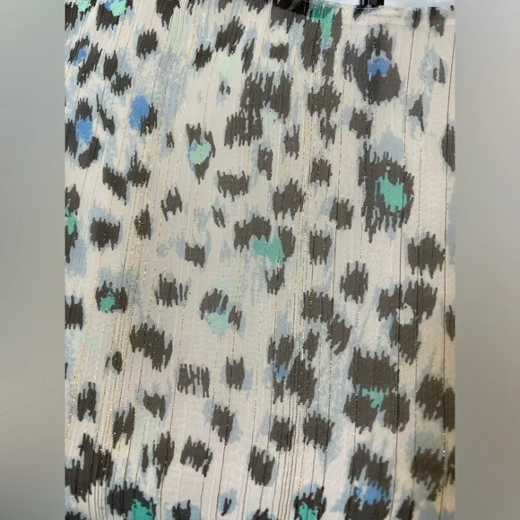 NWT Ann Taylor Loft Shimmer Animal Print Swing Dress XXL - Picture 5 of 7